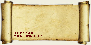 Nina Damjanov vizit kartica